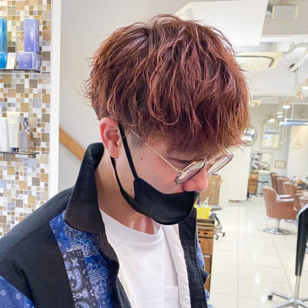 横浜☆ソフトツイストパーマ 無造作パーマ 刈り上げ