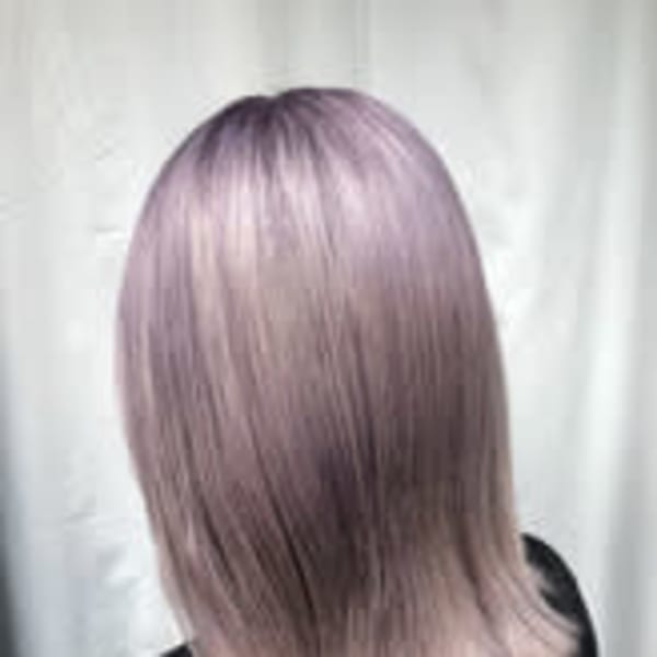◆ペールラベンダー/ハイトーン/韓国風カラー/イルミナカラー|【全席個室サロン】NUMBER 天王寺【ナンバー】