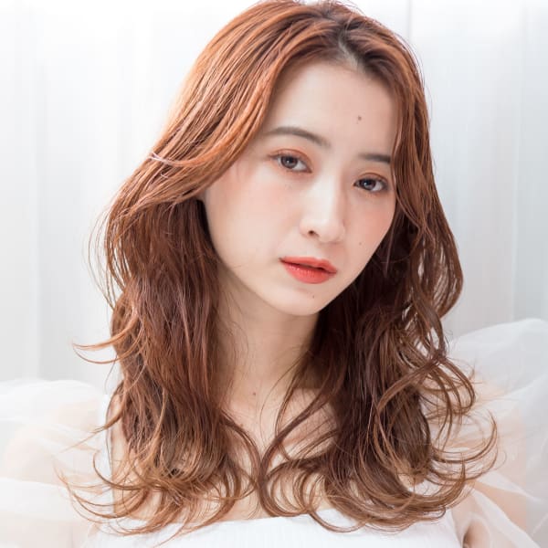 前髪長めバング小顔カット|GRAN AVEDA 門真