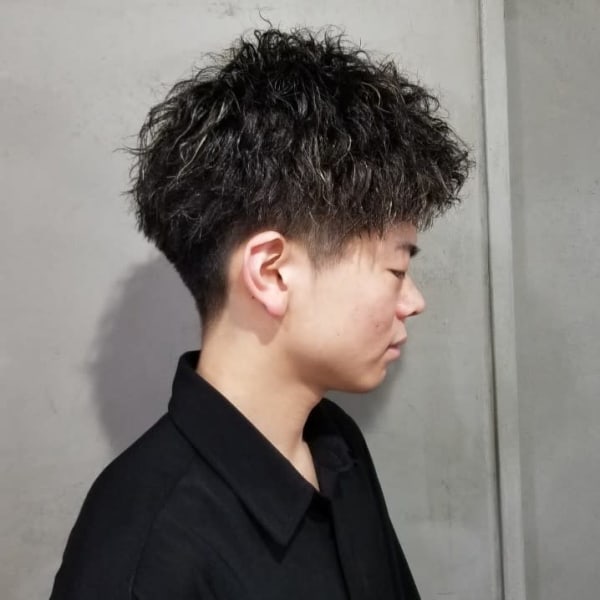 ツイストスパイラルパーマ　ピンパーマ　メッシュ　【札幌】