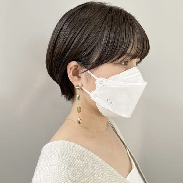 大人ラウンドマッシュショート