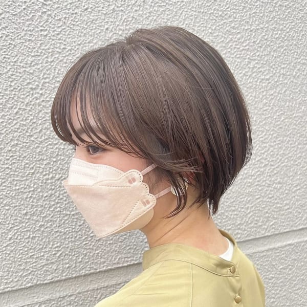 くびれショート/透明感カラー/博多|est-r.Fukuoka【福岡博多店】