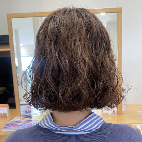 【晴音のきゅんhair】くせ毛風ボブパーマ☆