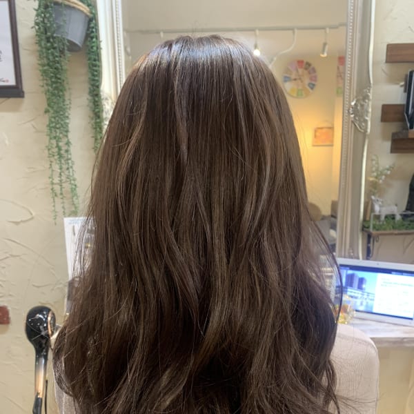 アッシュブラウン|Hair×Cafe Lieto
