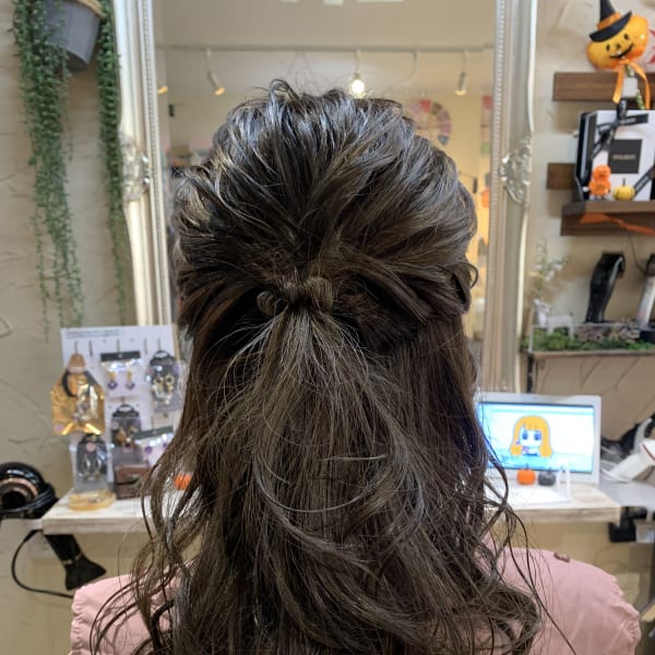 お呼ばれアレンジ☆ハーフアップ