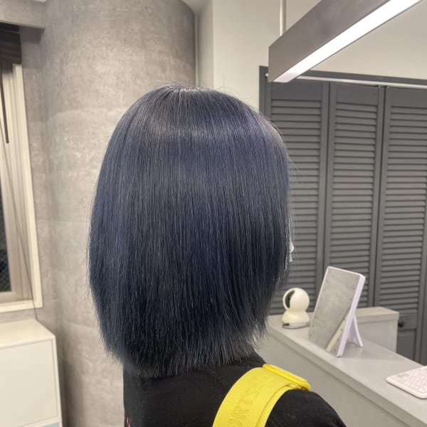 ブルーグレージュ /池袋/ブリーチカラー/韓国風