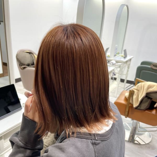 大人可愛い/髪質改善カラー