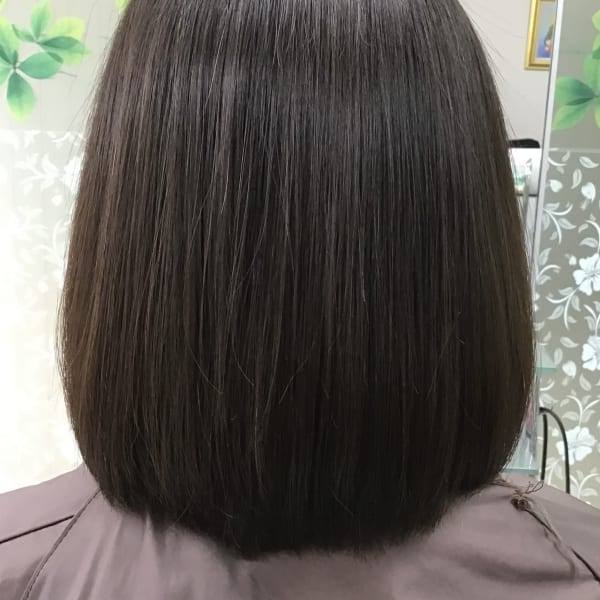 ドクター縮毛矯正、ふんわりボブ
