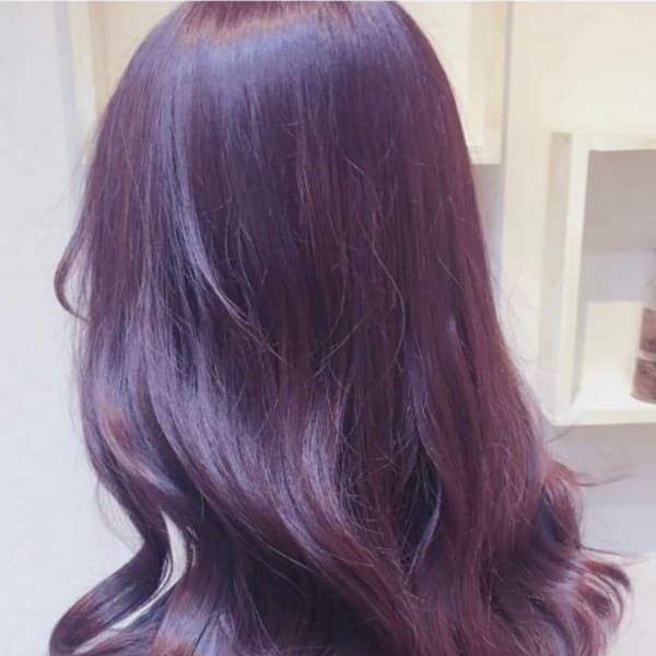 ◆ピンクパープル/透明感/ピンクカラー/暖色カラー|【ヘアケア特化型サロン】newi 京橋【ネウィ】