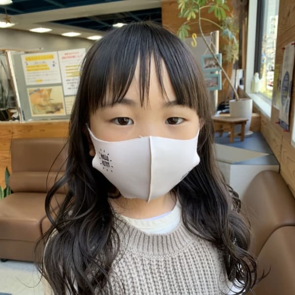 可愛いキッズカット　巻き髪|GORO 毘沙門店