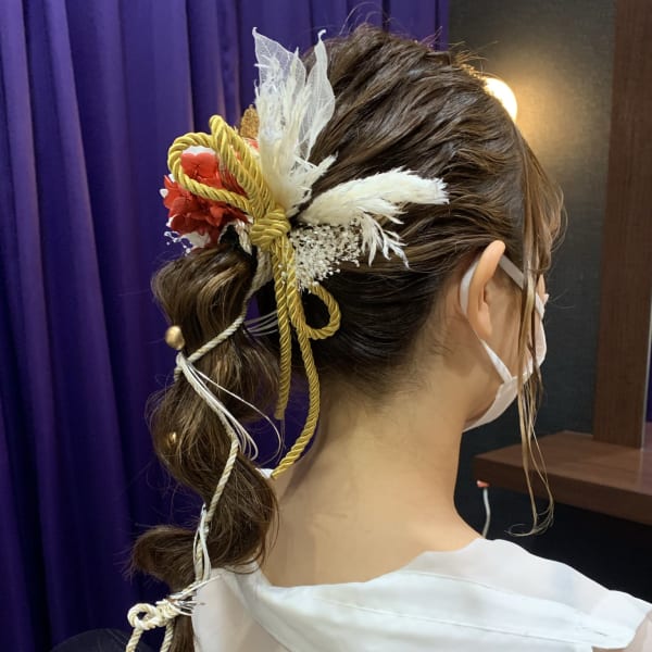 成人式アレンジ☆ポニー