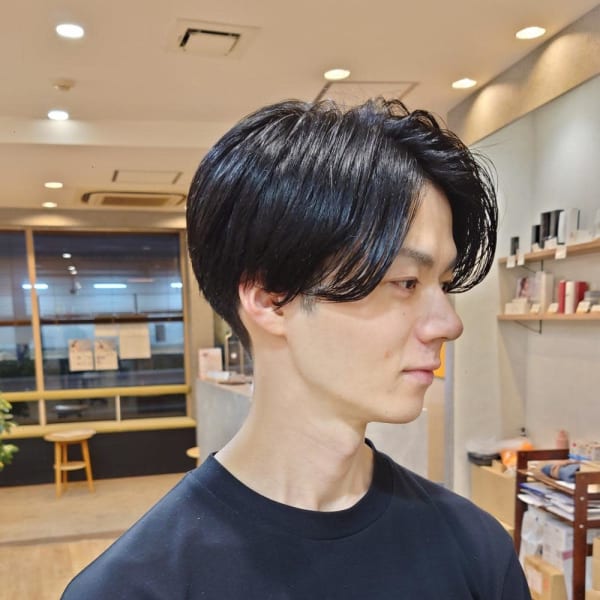 20代30代40代メンズツーブロックビジカジオシャレ感