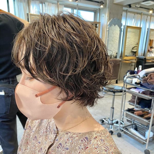 《kitin吉祥寺》ナチュラルカール　パーマ　ショート
