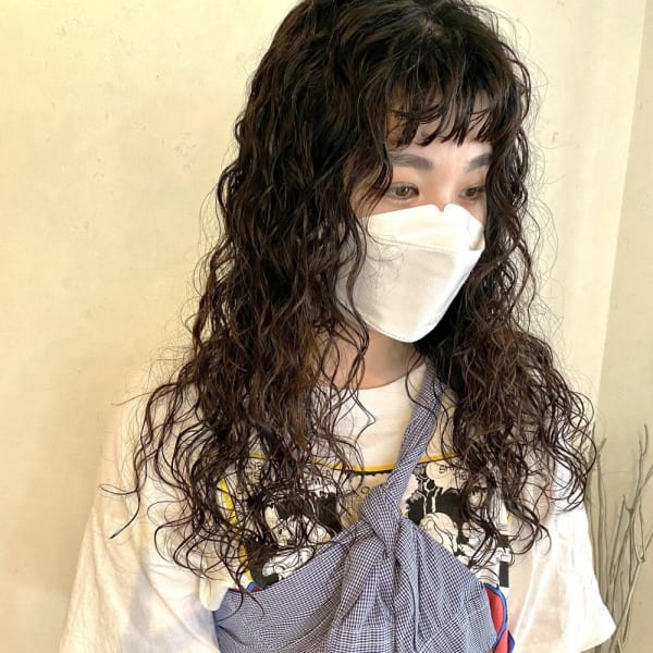 《kitin吉祥寺》グランジ スパイラル ロング パーマ