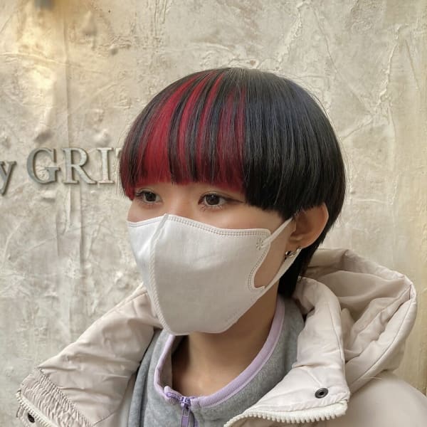 フェイスフレーミング×ビビットレッド　モード