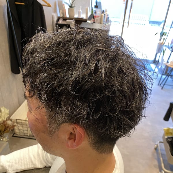 刈り上げパーマ ソフトツイスト