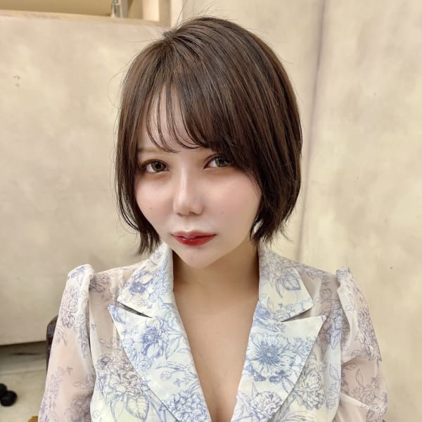 ベース顔カバー/20代30代/多毛対策/小顔ショート