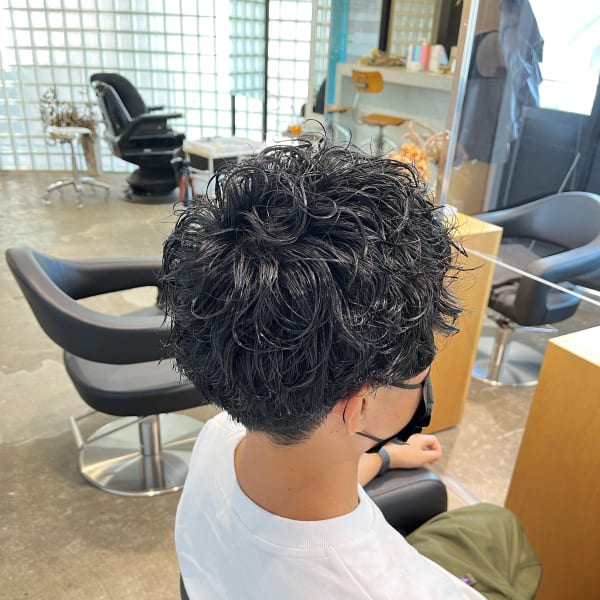 カット×パーマ