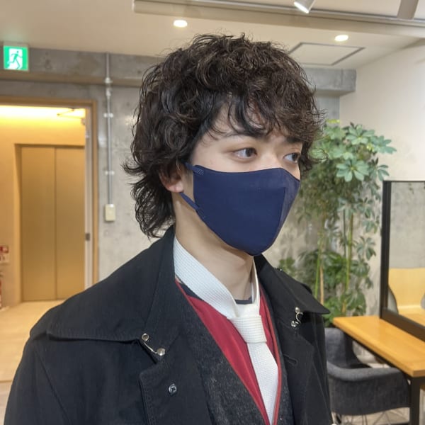 マッシュウルフ ウルフパーマ