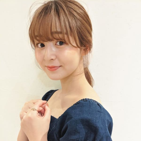 《kitin吉祥寺》ラテベージュ ローポニーアレンジ