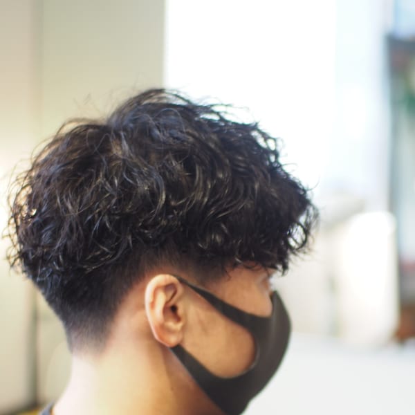 【力石サトシ】 メンズパーマ