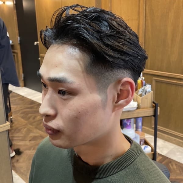 2ブロックフェードスタイル|BarBer AFRO