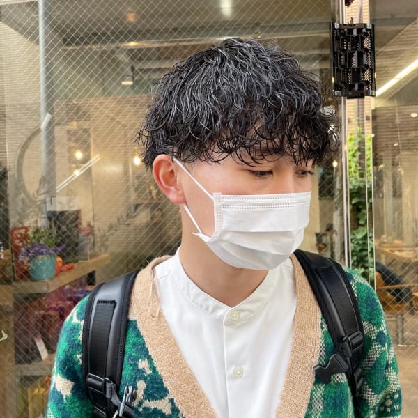 波巻パーマ