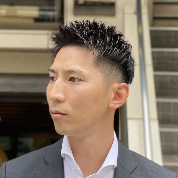床屋 イケオジ アイロンパーマ PTA会長 授業参観 | ドルクス日本橋(ドルクス ニホンバシ)のヘアスタイル | 美容院・美容室を予約する