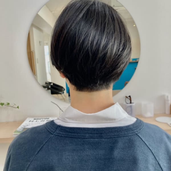 黒髪・ショート