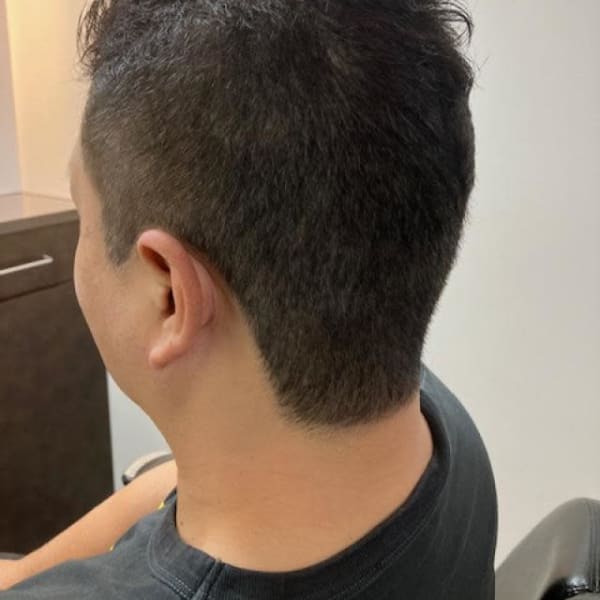 ナチュラルオールバック