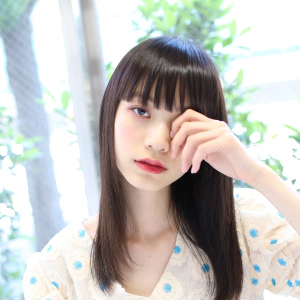 サラサラ　ストレート|hair make MIKI 上野本店