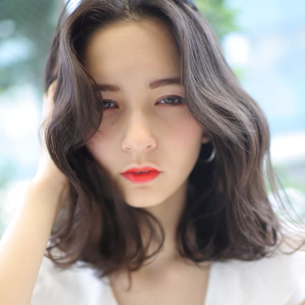 ミディアムグラデーションパーマ|hair make MIKI 上野本店
