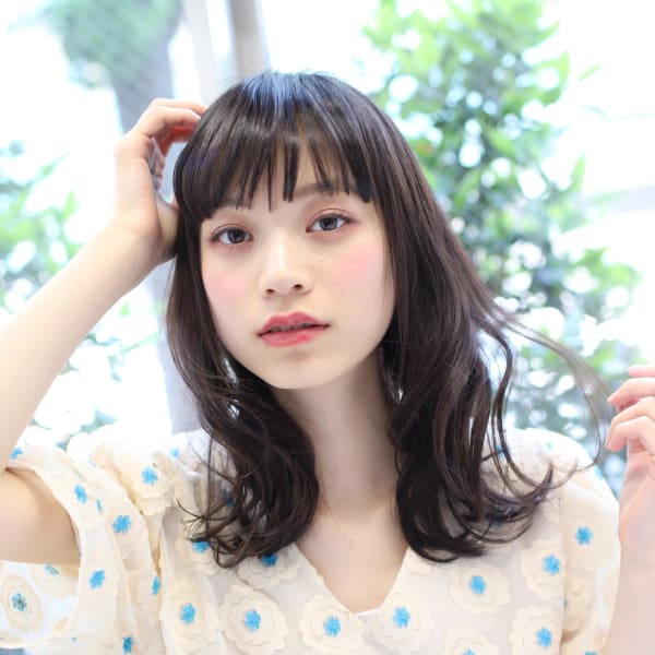 hair make MIKI 上野本店×ミディアム