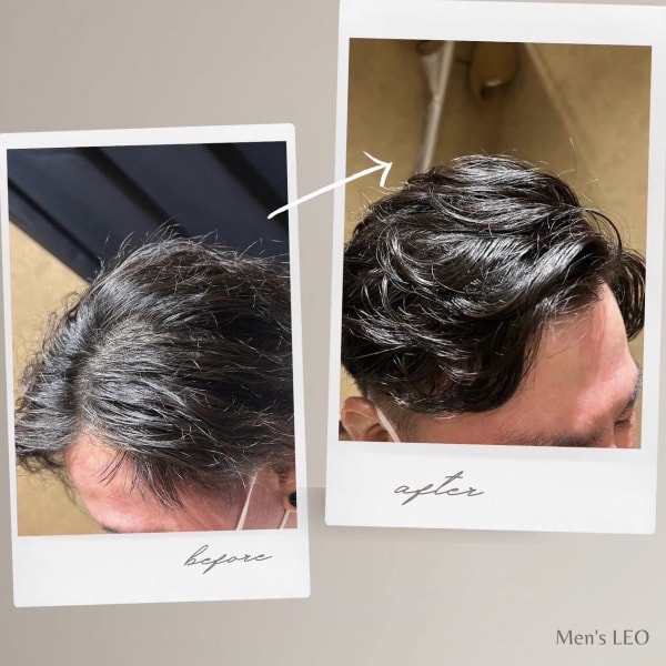 Men's LEOふんわりパーマスタイル
