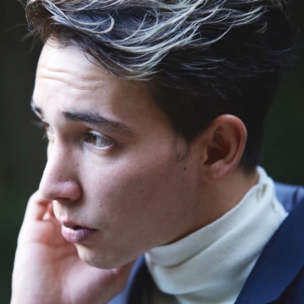 外国人風リーゼントショート ビジネス