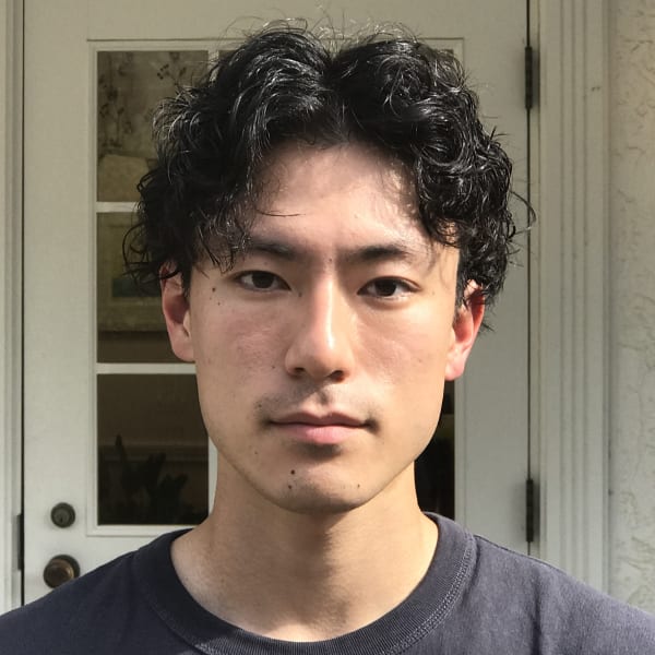 メンズパーマショート