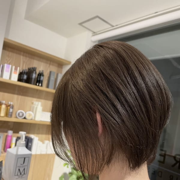 アッシュカラーショート