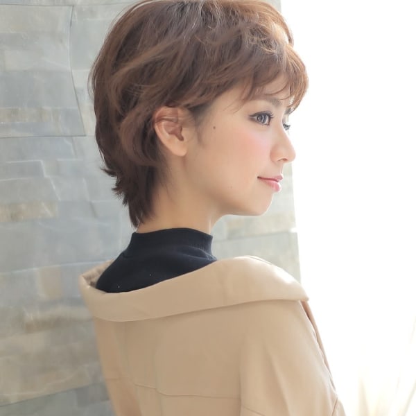 大人エレガント×ウェーブショート