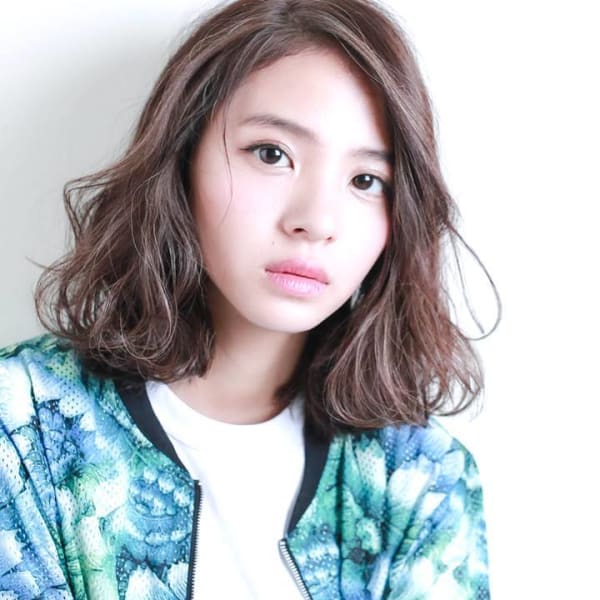 ウェット仕上げコンサバデジタルパーマ