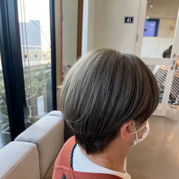 白髪を活かすカラー/白髪ぼかし/50代/60代