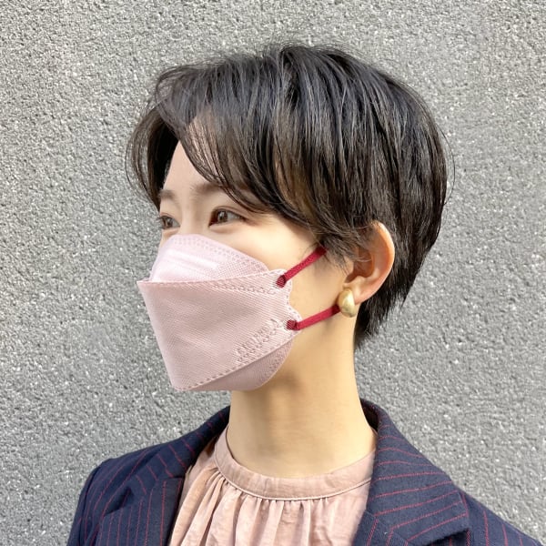 襟足浮きやすい生えぐせ 多毛さんハンサムショート