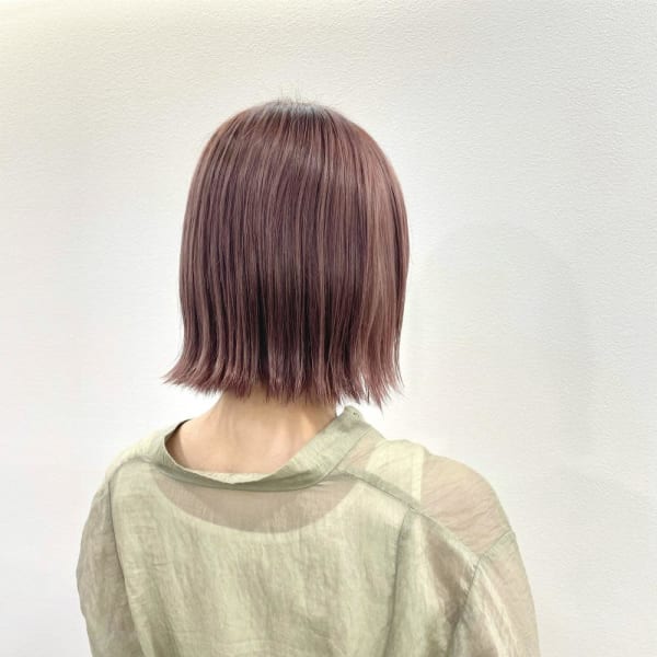 大人可愛い/ケアブリーチ/ダブルカラー