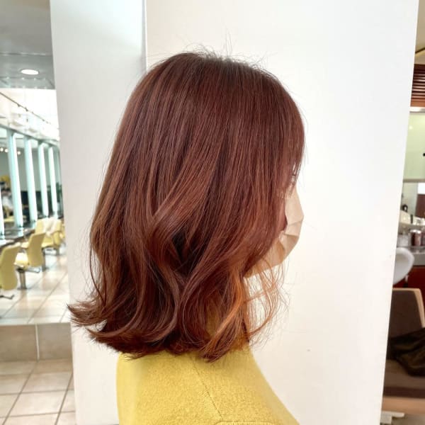 《kitin吉祥寺》インナーカラーオレンジ