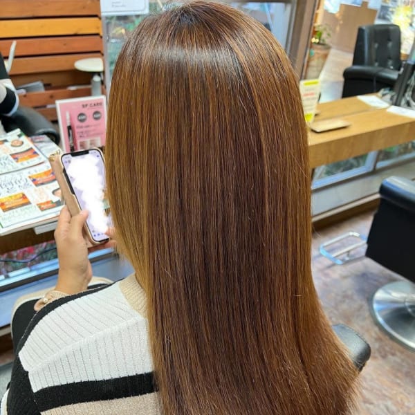髪質改善ストレート