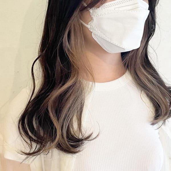 《kitin吉祥寺》ダークグレー×ミルキーベージュインナー