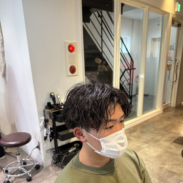 センターパート/ツイストスパイラル/福岡パーマ/天神パーマ