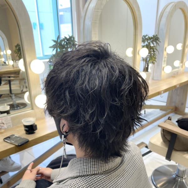 波巻きパーマ × 緩めツイストスパイラルパーマ