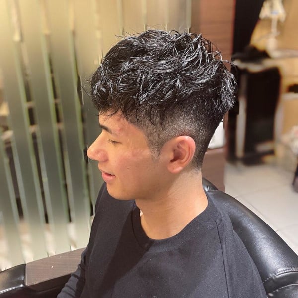 春パーマ/カーリーヘア/フェード【銀座】<理容室>