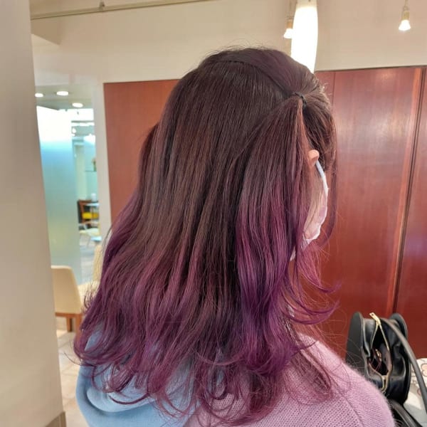 《kitin吉祥寺》グラデーションカラー ピンク