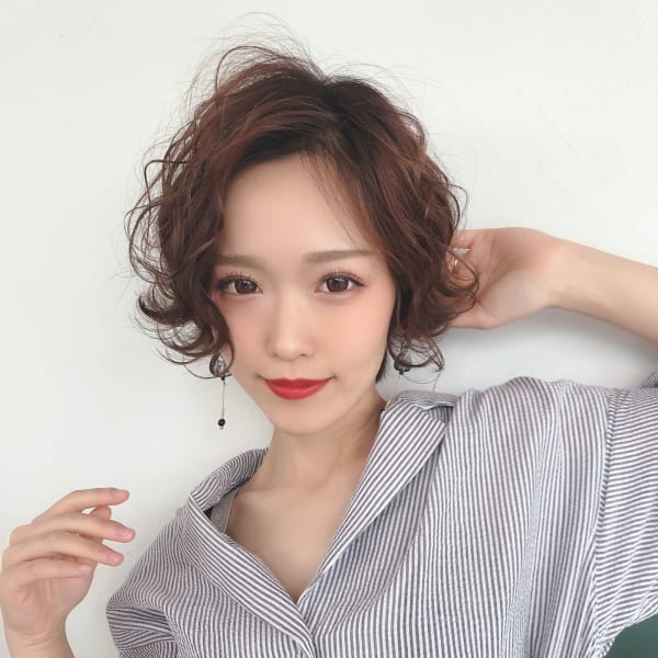 ニュアンススパイラルパーマ/テラコッタブラウン